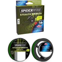 SpiderWire Stealth Smooth 8 and Berkley FC Duo Spool