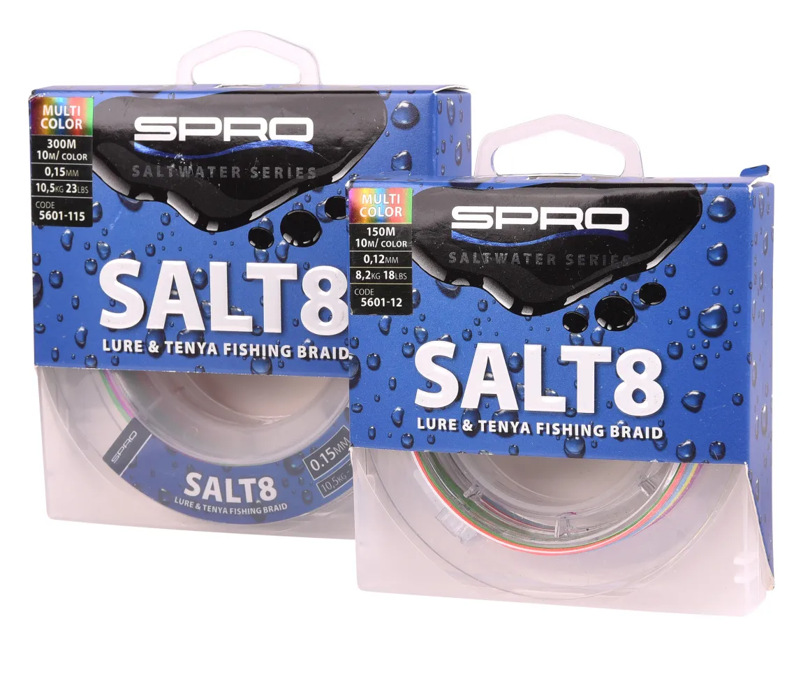 Spro Salt8 Multicolor Gevlochten Lijn 150m