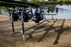 Summit Tackle Low Pro Adjustable Pod 3 Rod Black Edition
