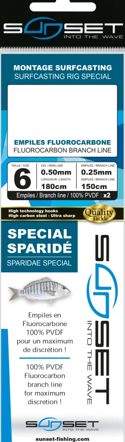 Sunset BDL Surfcasting RS Competition Special Sparidae Fluorocarbon Rig