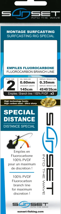 Sunset BDL Surfcasting RS Competition Special Long Distance Fluorocarbon Rig