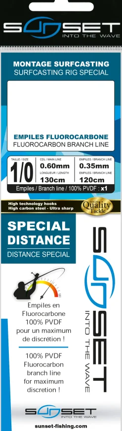 Sunset BDL Surfcasting RS Competition Special Long Distance Fluorocarbon Rig