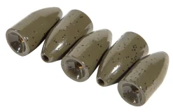 Ultimate Brass Bullet Weight Green Pumpkin (4-6pcs)