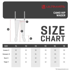 Ultimate Camo Hip Wader Lieslaarzen