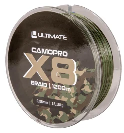 Ultimate Camopro X8 Braid Gevlochten Karperlijn (1200m)
