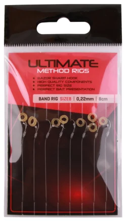 Ultimate Method Hair Baitband Rigs, 8 stuks