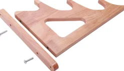 Ultimate Wooden Wall Rod Rack 3 Rods
