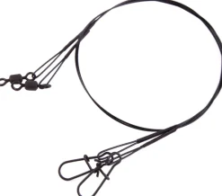 Ultimate 1x7 Steelwire Leader Black 30cm - 2pcs