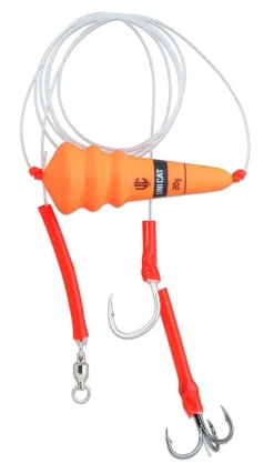 Uni Cat Baitfish GT-41 Comb Meerval Rig 3/0 + 9/0 (48,4kg) (200cm)