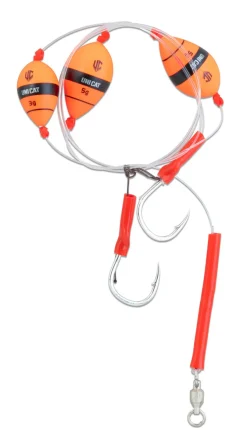 Uni Cat Weightless Bait Gripper Rig Meerval 9/0 (48,4kg) (150cm)