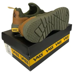 Vass 'Easy-Stretch' Trainer Khaki Visschoenen