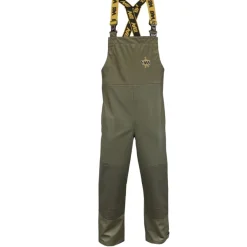 Vass Team Vass 220 Unlined Waterdichte Bretelbroek Met Knieversteviging Khaki