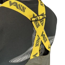 Vass Team Vass 220 Unlined Waterdichte Bretelbroek Met Knieversteviging Khaki