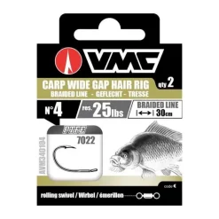 VMC Carp Wide Gap 7022 NT Karper Onderlijn (2 stuks)
