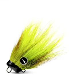 VMC Mustache Rig Chartreuse Loodvrije Bucktail Jighead