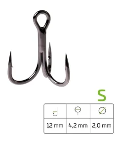 Zeck Pro-Treble Meerval Dreg (4 stuks)